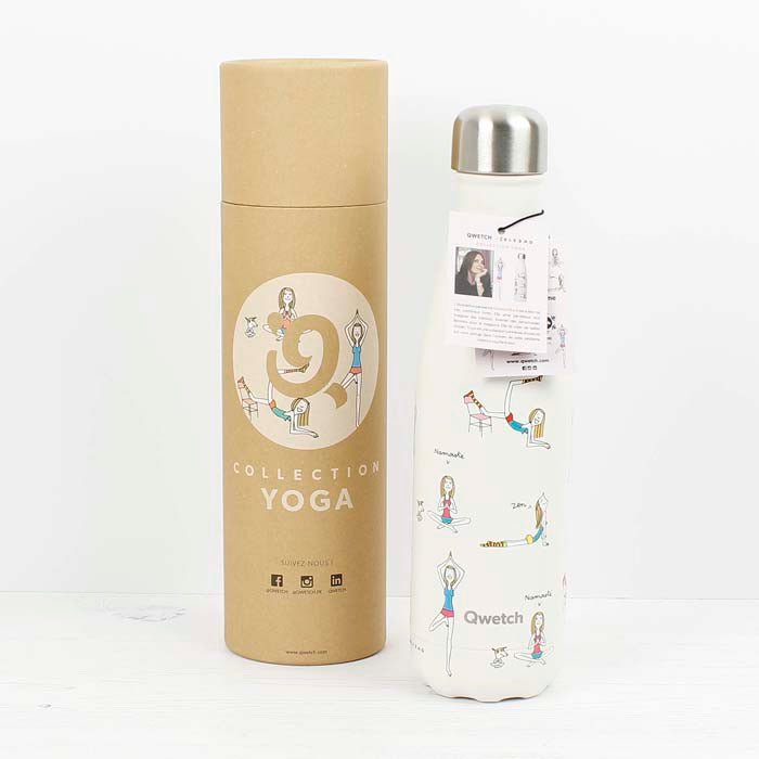 500ml Insulated Stainless Steel Bottle - The Tranquil Collection - Green Tulip