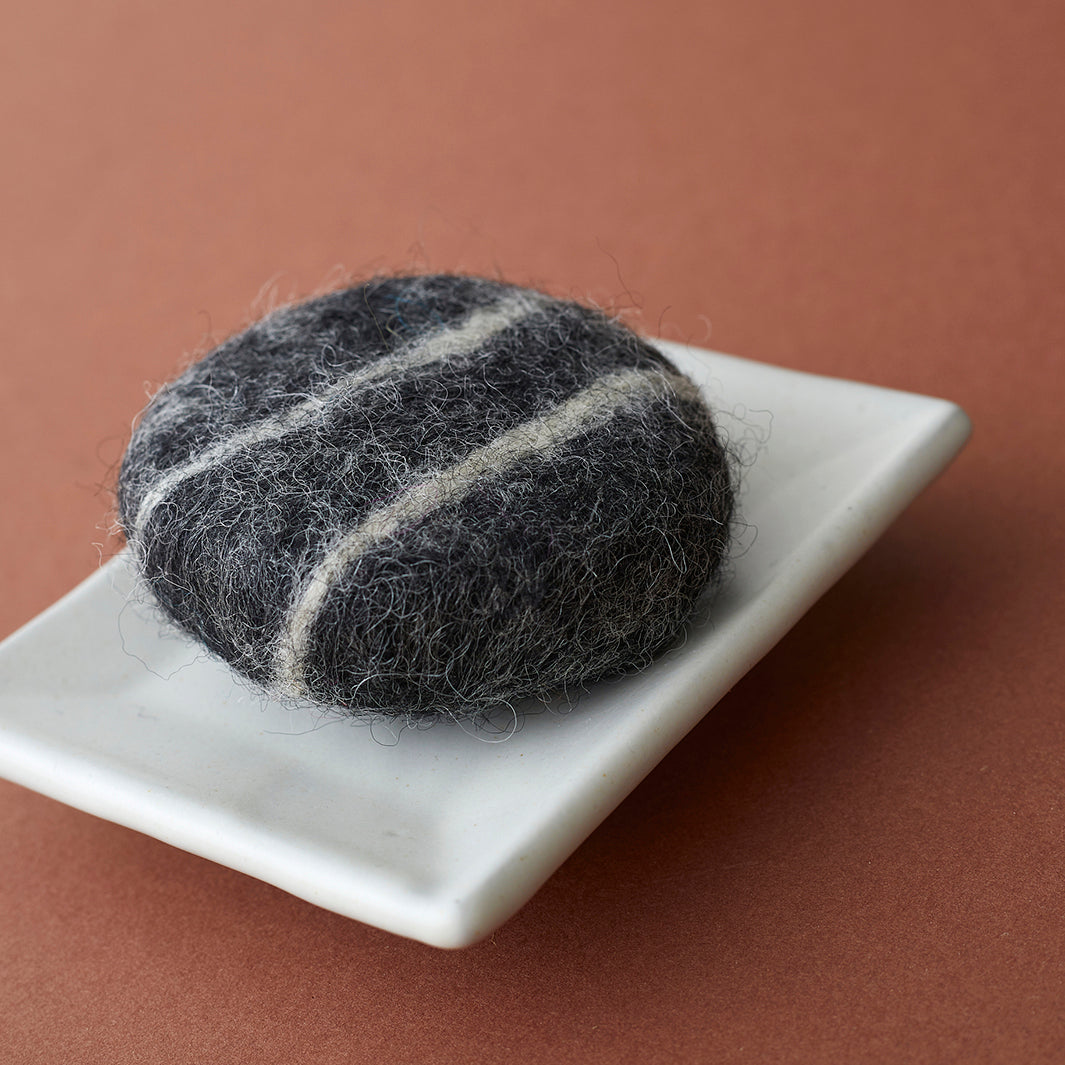Bhitra Felted Soap Marble Pebble
