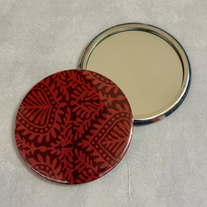 Fuli Recycled Sari Fabric Pocket Travel Mirror