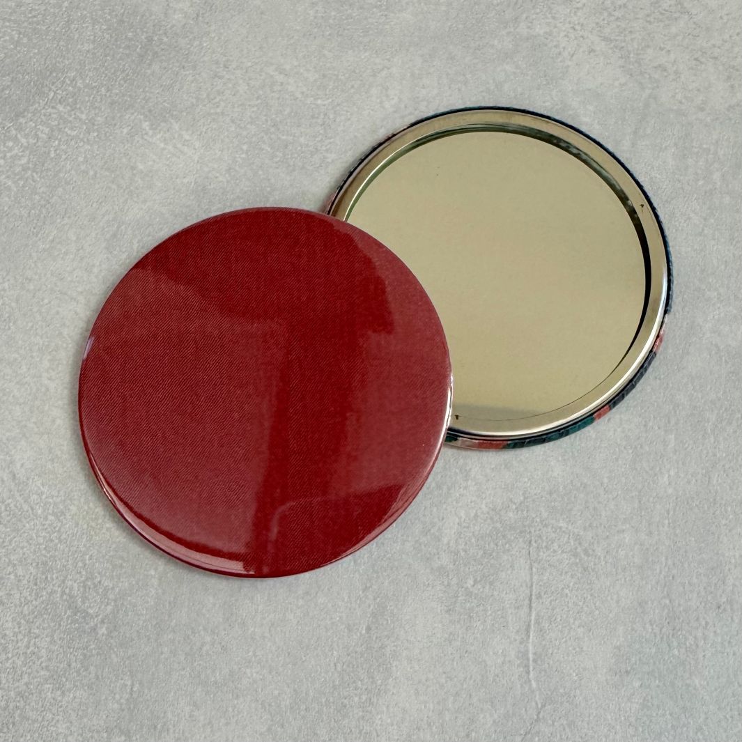 Fuli Recycled Sari Fabric Pocket Travel Mirror