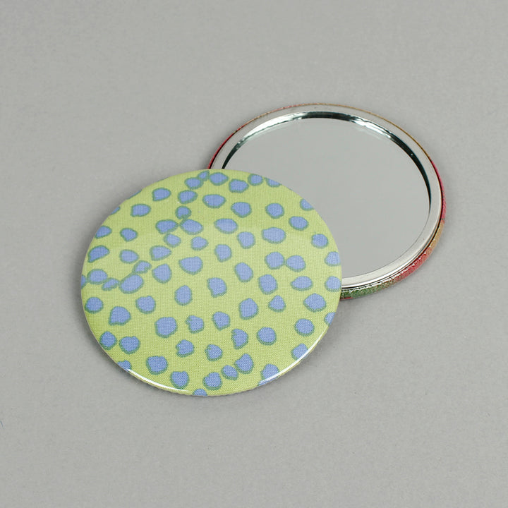 Fuli Kaffe Fassett Fabric Pocket Travel Mirror