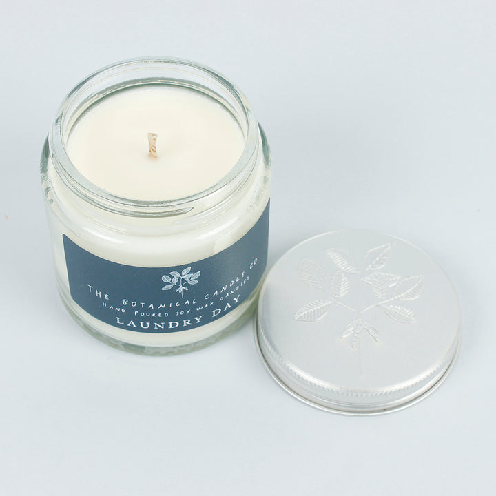 Soy Wax Glass Jar Candle - Laundry Day