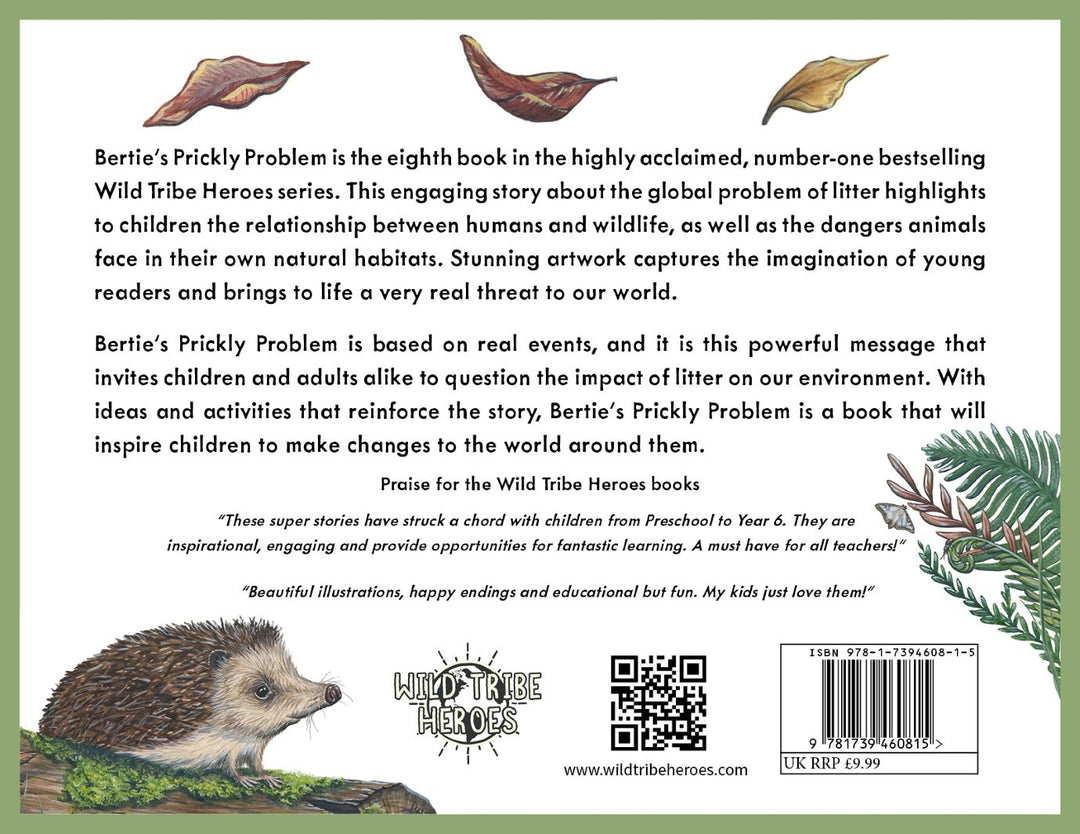 Bertie's Prickly Problem - Eco Children's Book