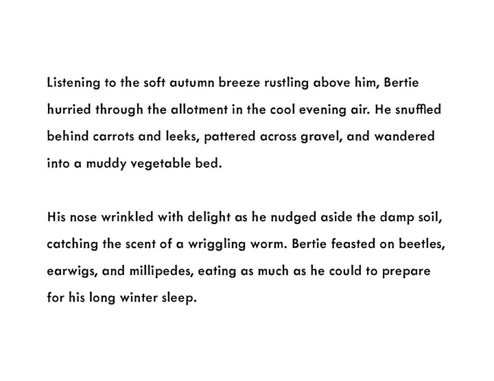 Bertie's Prickly Problem - Eco Children's Book