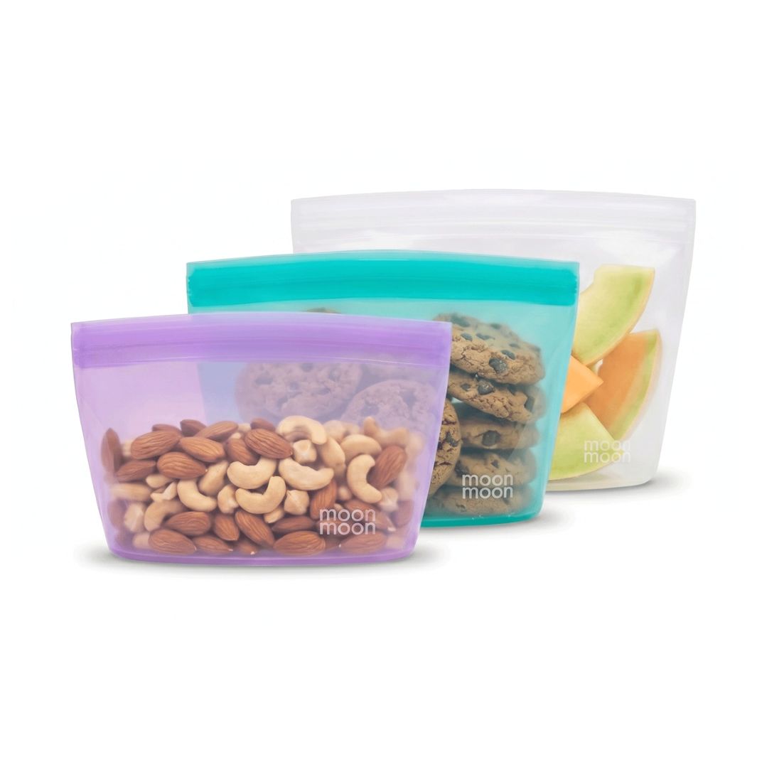 Reusable Silicone Food Bags – Bowl Multi Pack (Set of 3)