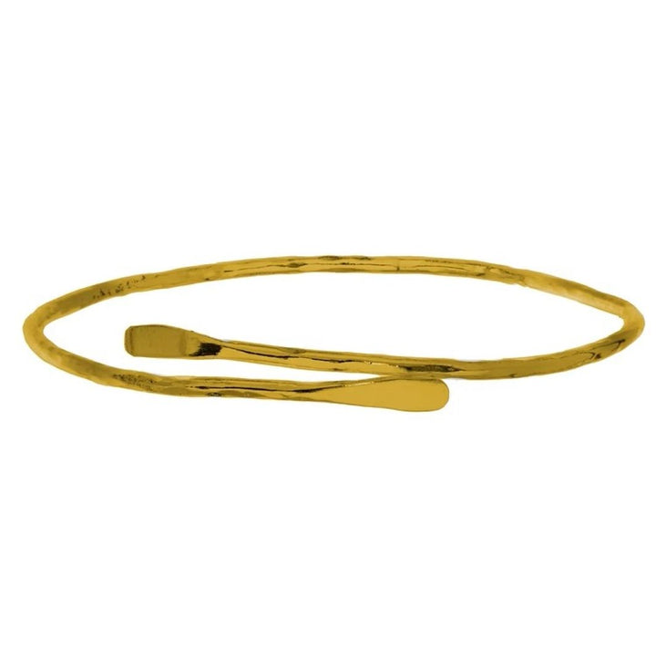 Gold Plated Wrap Bangle