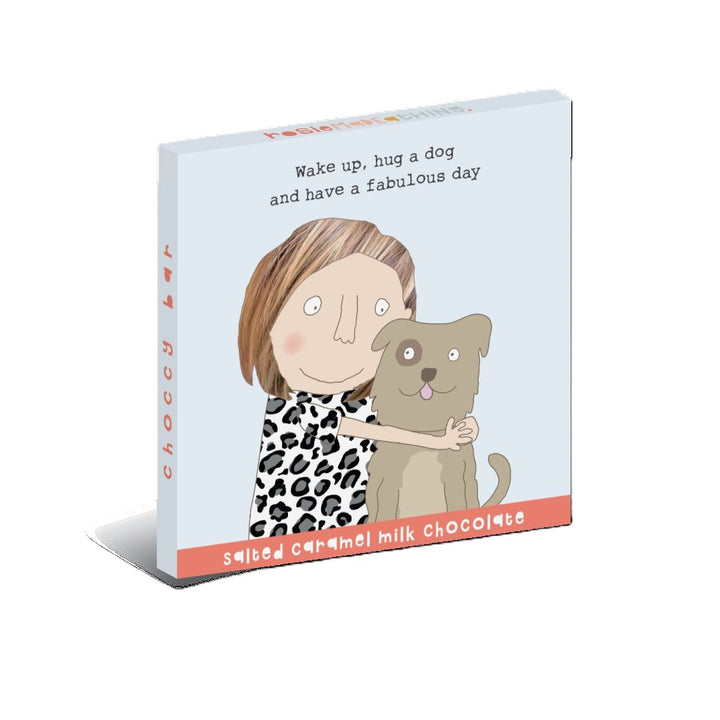 Rosie Made a Thing ‘Hug a Dog’ Salted Caramel Milk Chocolate Bar