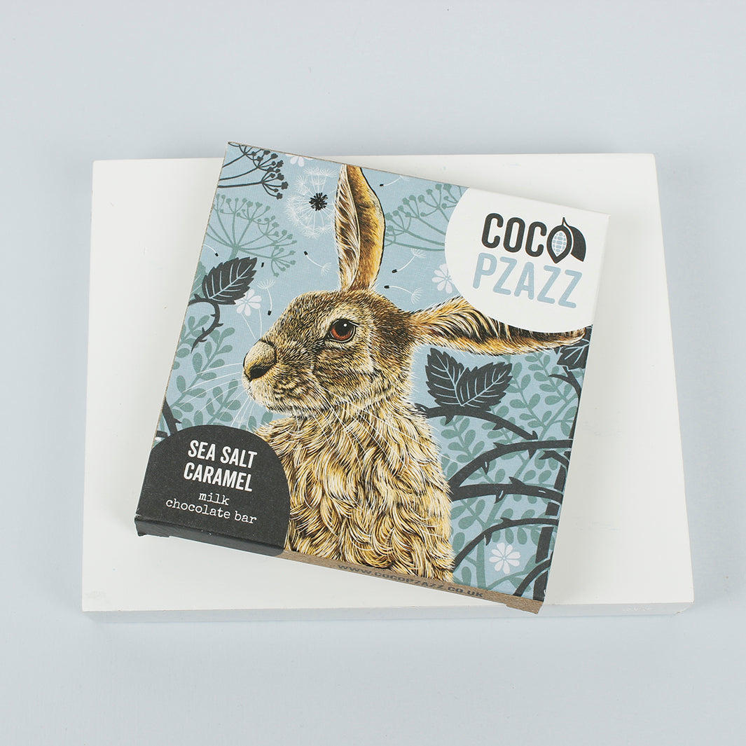 Fox & Boo: Hare - Sea Salt Caramel Milk Chocolate Bar