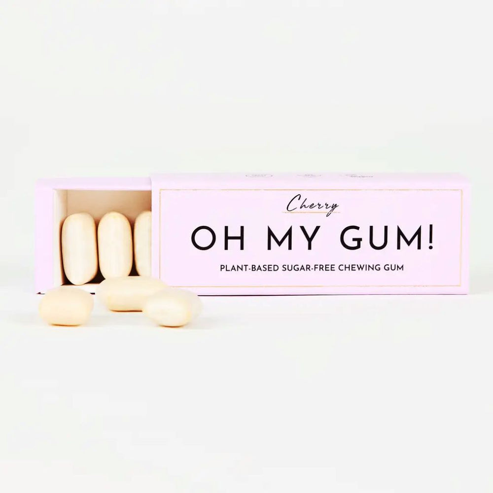 Cherry Plastic-Free Chewing Gum