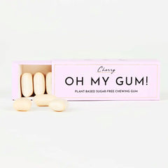 Cherry Plastic-Free Chewing Gum