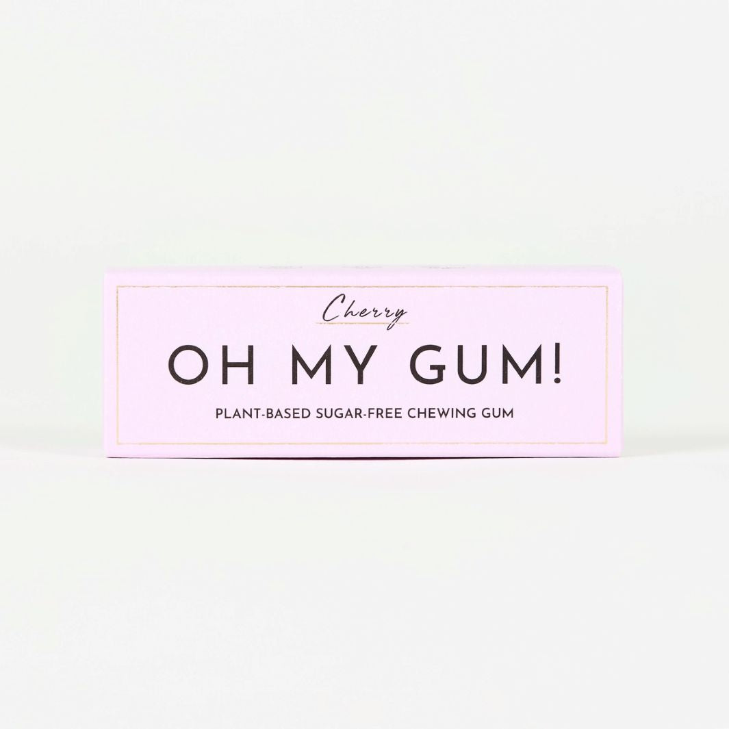 Cherry Plastic-Free Chewing Gum