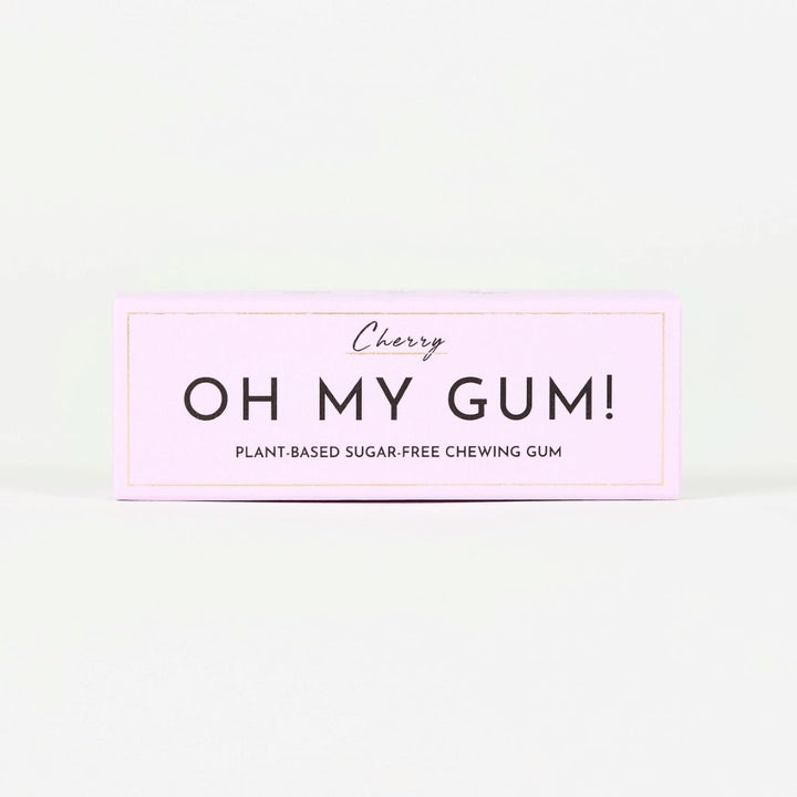 Cherry Plastic-Free Chewing Gum