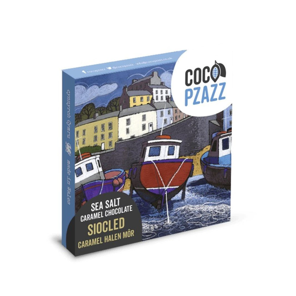 Chris Neale: Boats - Sea Salt Caramel Milk Chocolate Bar