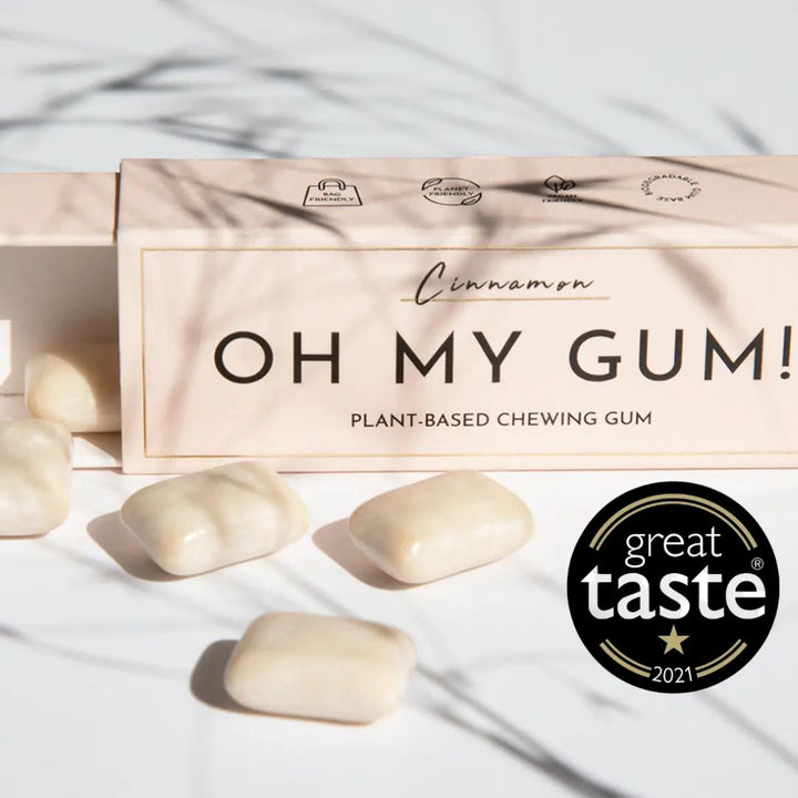 Cinnamon Plastic-Free Chewing Gum