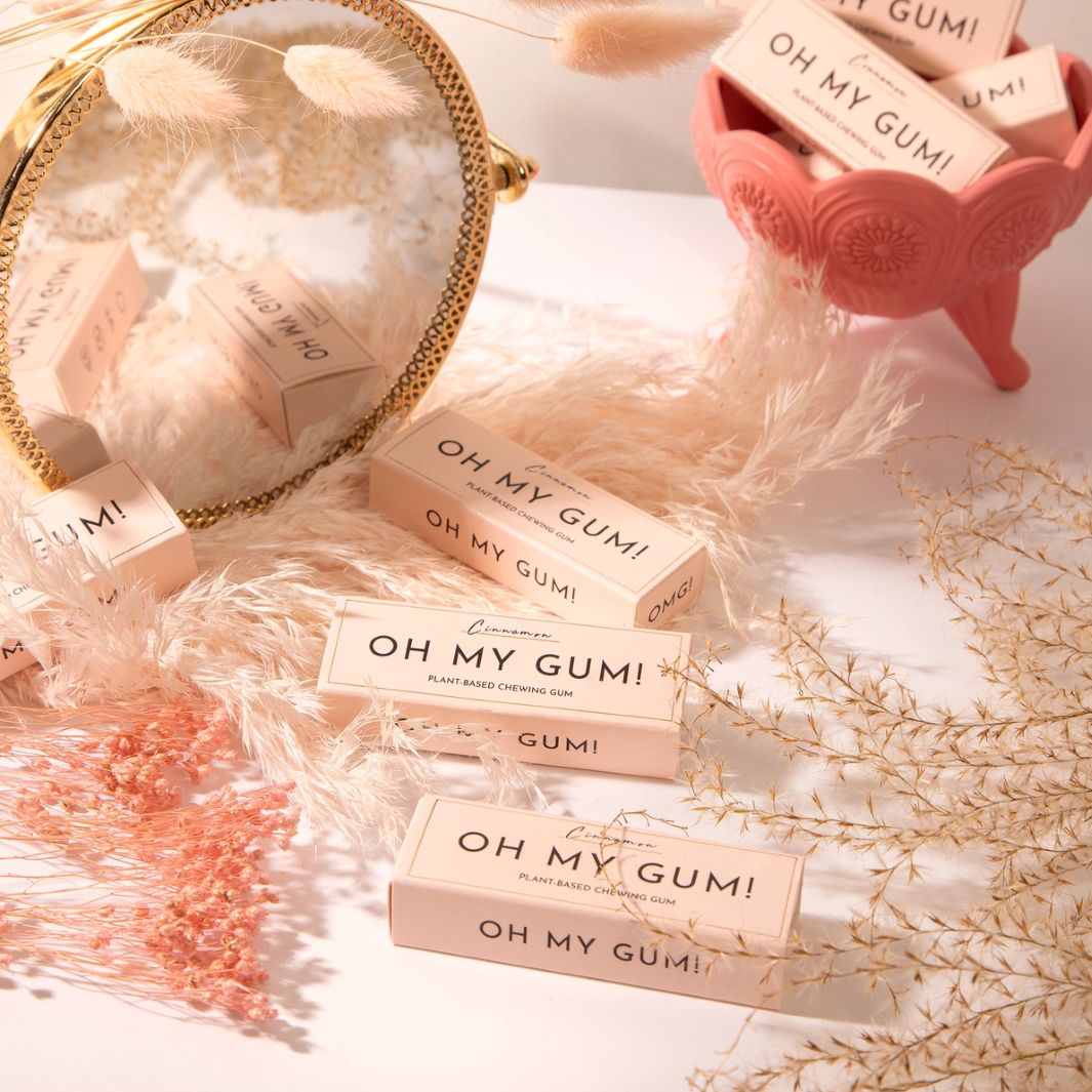 Cinnamon Plastic-Free Chewing Gum