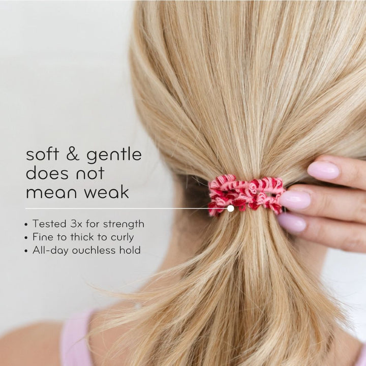 KOOSHOO Crochet Hair Ties – Hot Jam (Pack of 3)