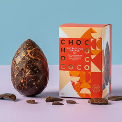 Outrageous Orange Dark Chocolate Egg