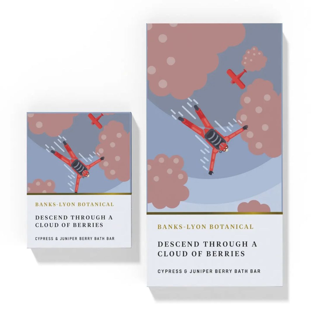 Solid Bath Oil Bar - Descend Through A Cloud Of Berries