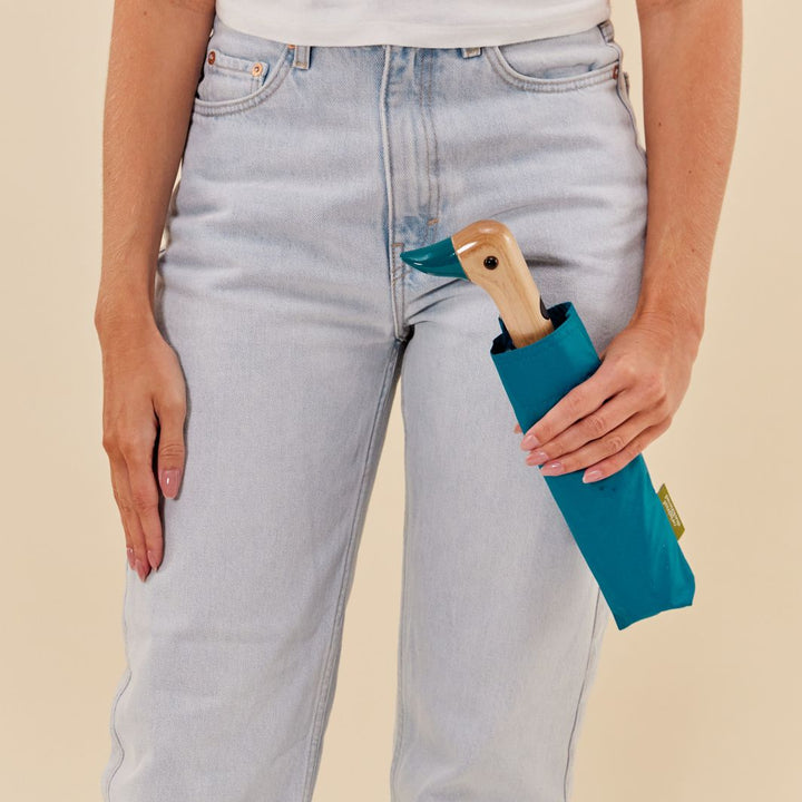 Teal Duck Umbrella