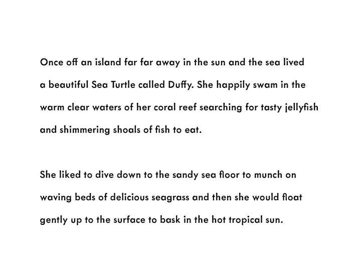 Duffy's Lucky Escape - Eco Children's Book