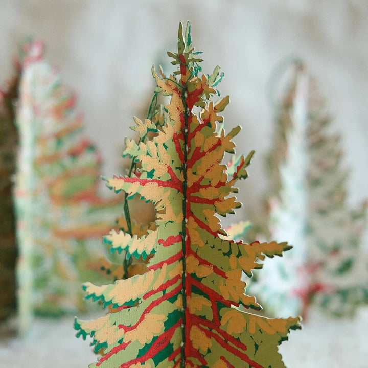 Forest Paper Ornaments - Pack of 4