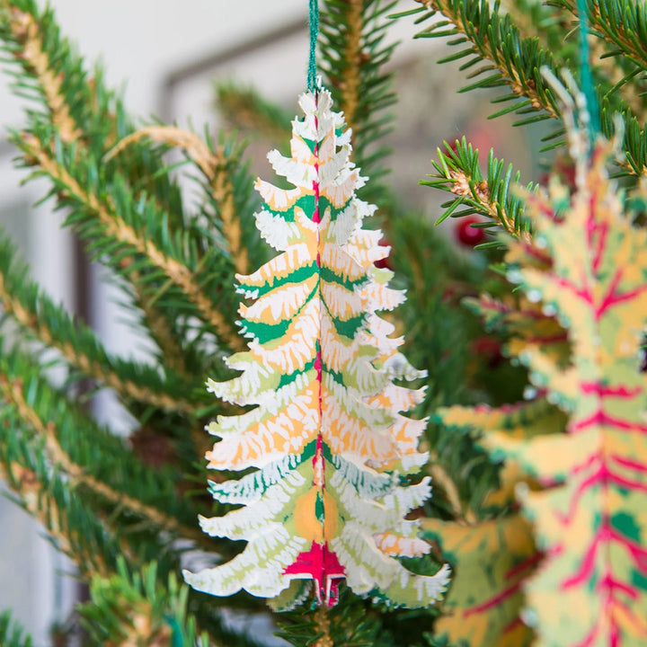 Forest Paper Ornaments - Pack of 4
