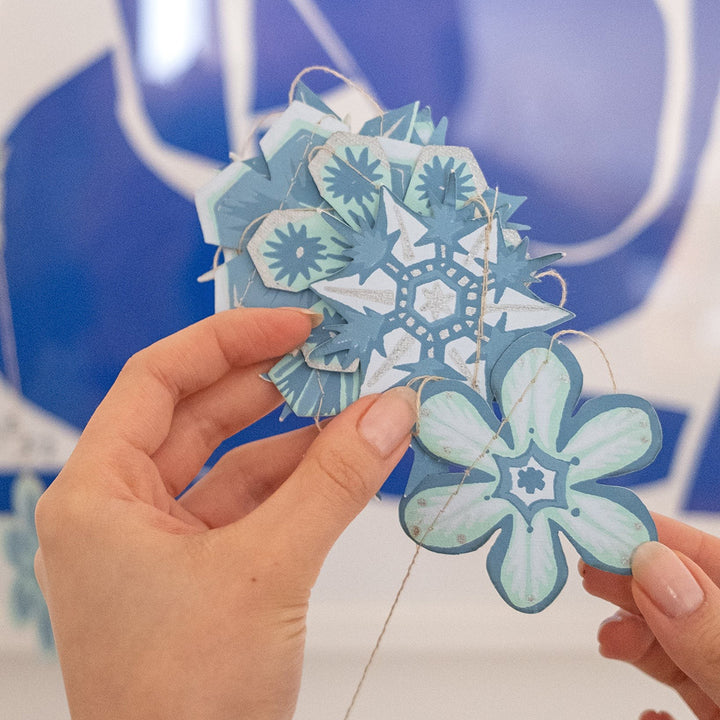 Snowflakes Paper Garland