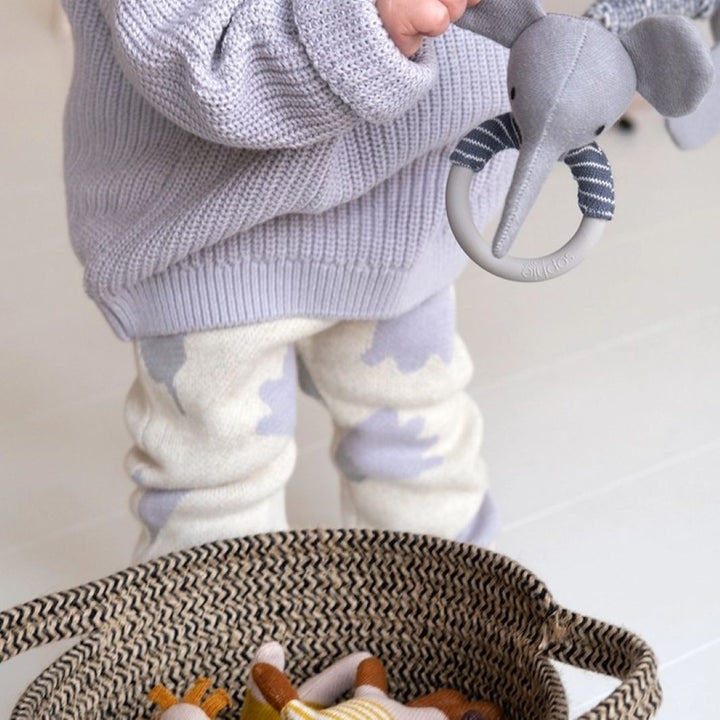 Soothing Elephant Teething Rattle