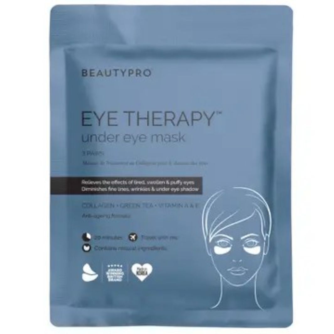 Cooling hydrating under eye masks with collagen and green tea – 3 pairs