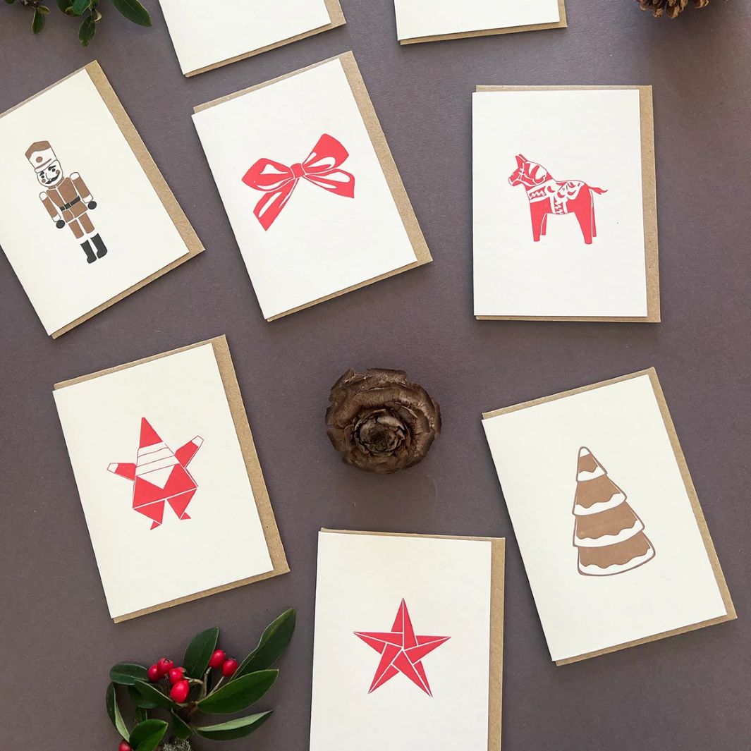 Red Bow Notecard