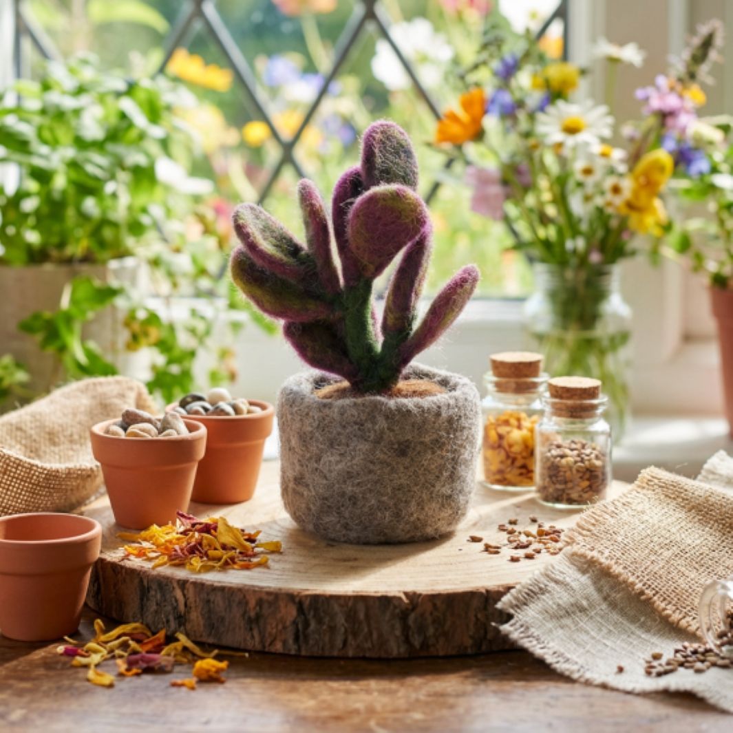 Felt Miniature Pot Plant