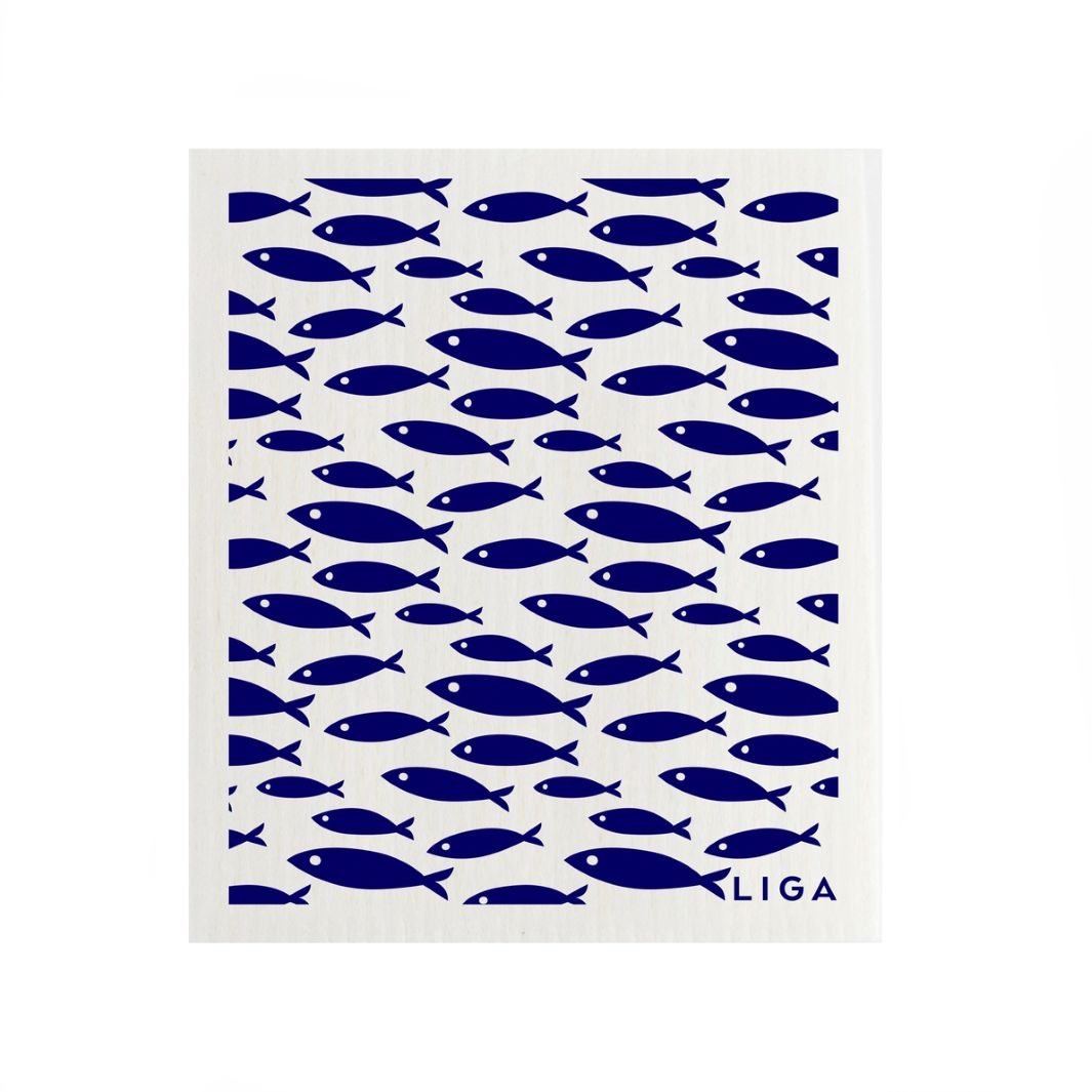 Eco Dishcloths | Fish & Wave