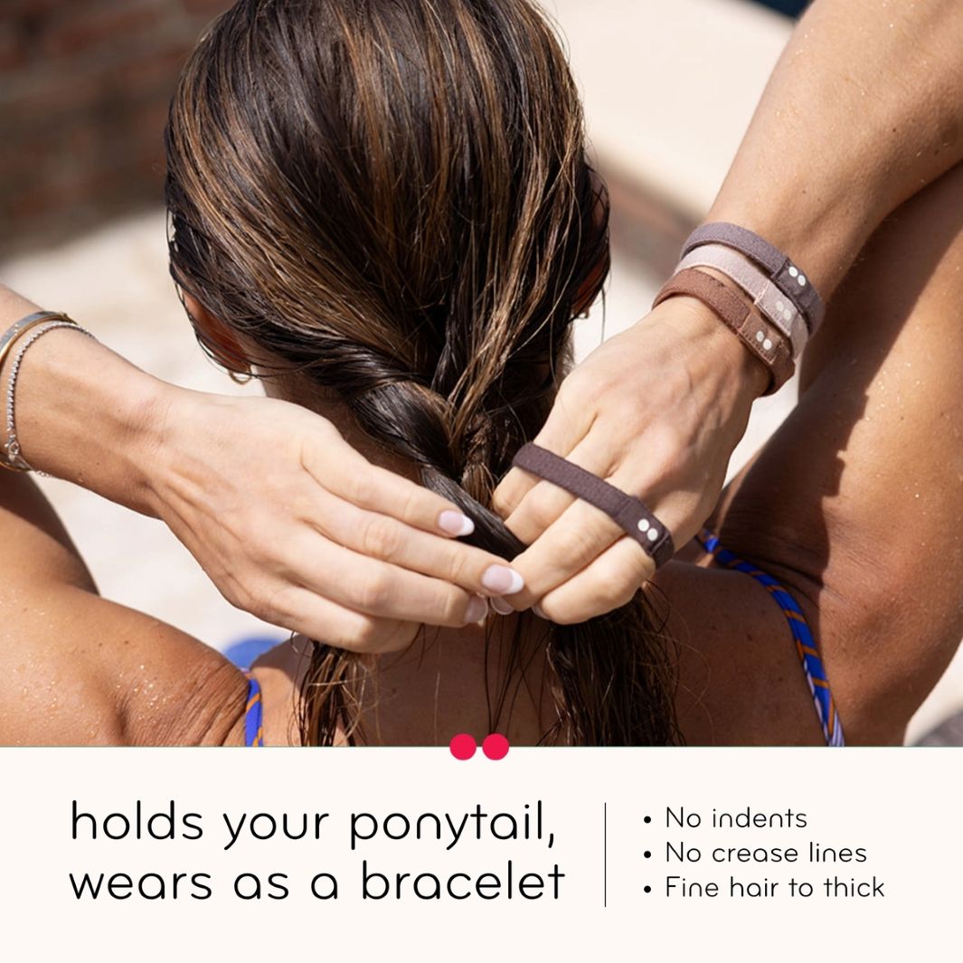 KOOSHOO Flat Plastic-Free Hair Ties – Earth Tints