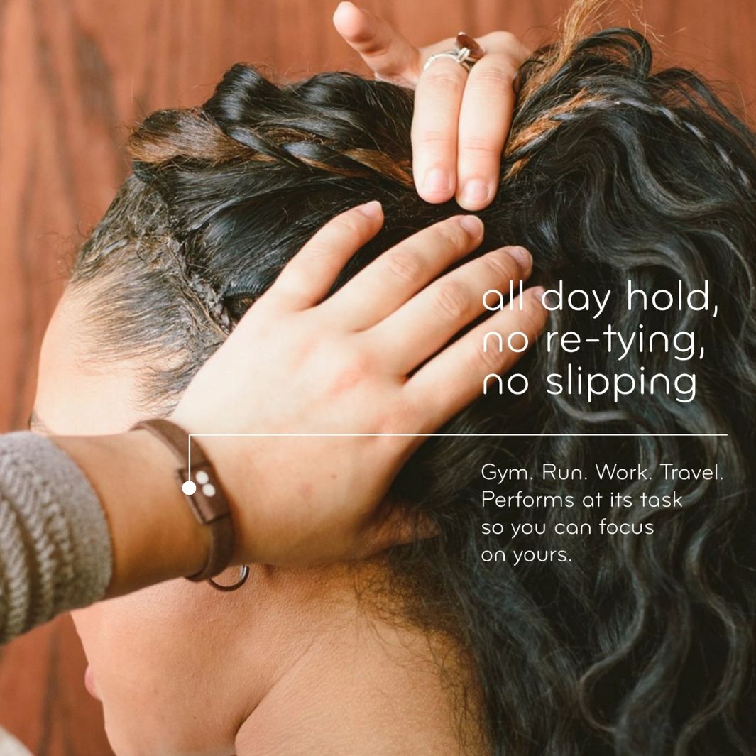 KOOSHOO Flat Plastic-Free Hair Ties – Earth Tints
