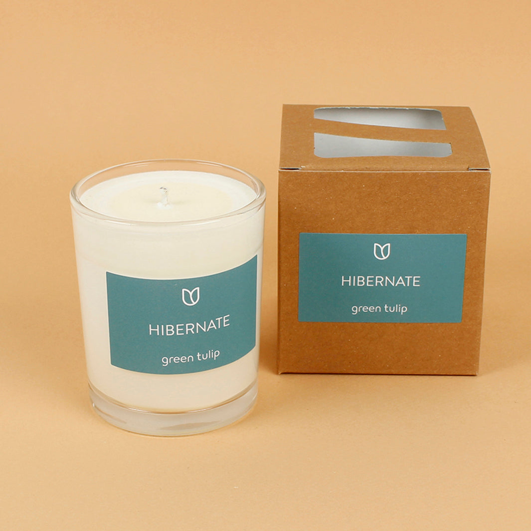 Hibernate Clear Glass Candle - Boxed