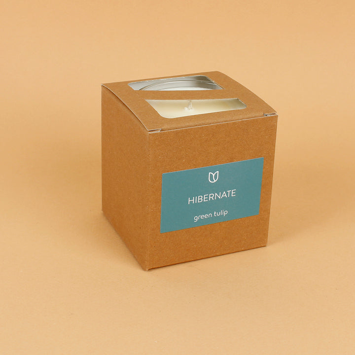 Hibernate Clear Glass Candle - Boxed