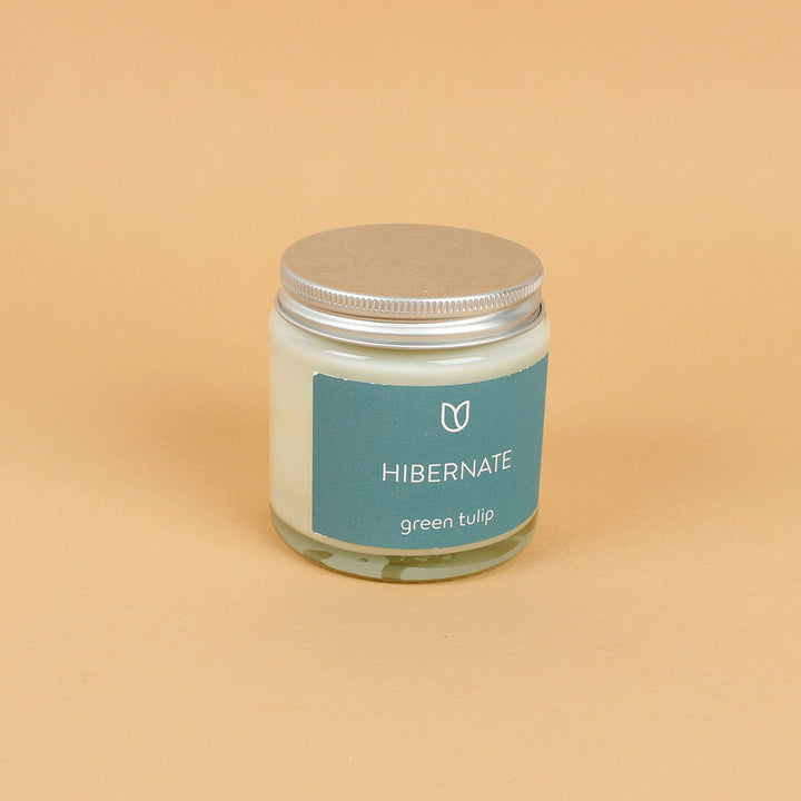 Hibernate Clear Glass Pharmacy Jar Candle with Lid
