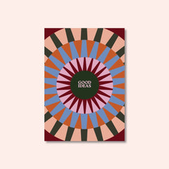 A5 Boho Burst Lined Notebook
