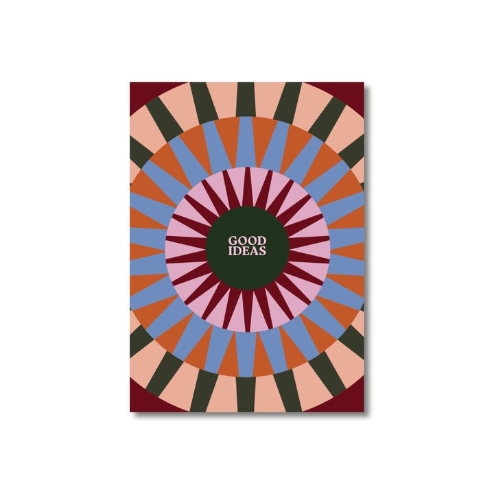 A5 Boho Burst Lined Notebook