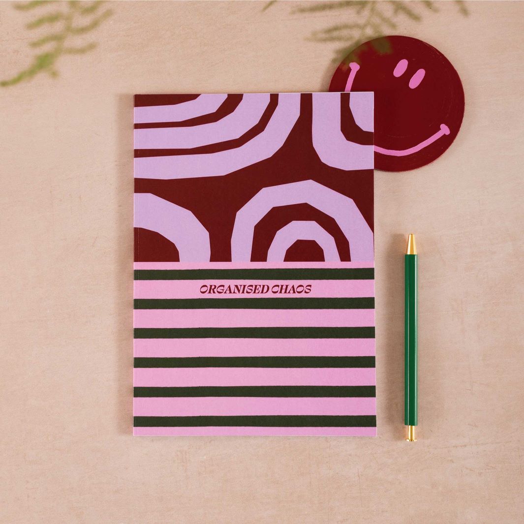 A5 Organised Chaos Lined Notebook