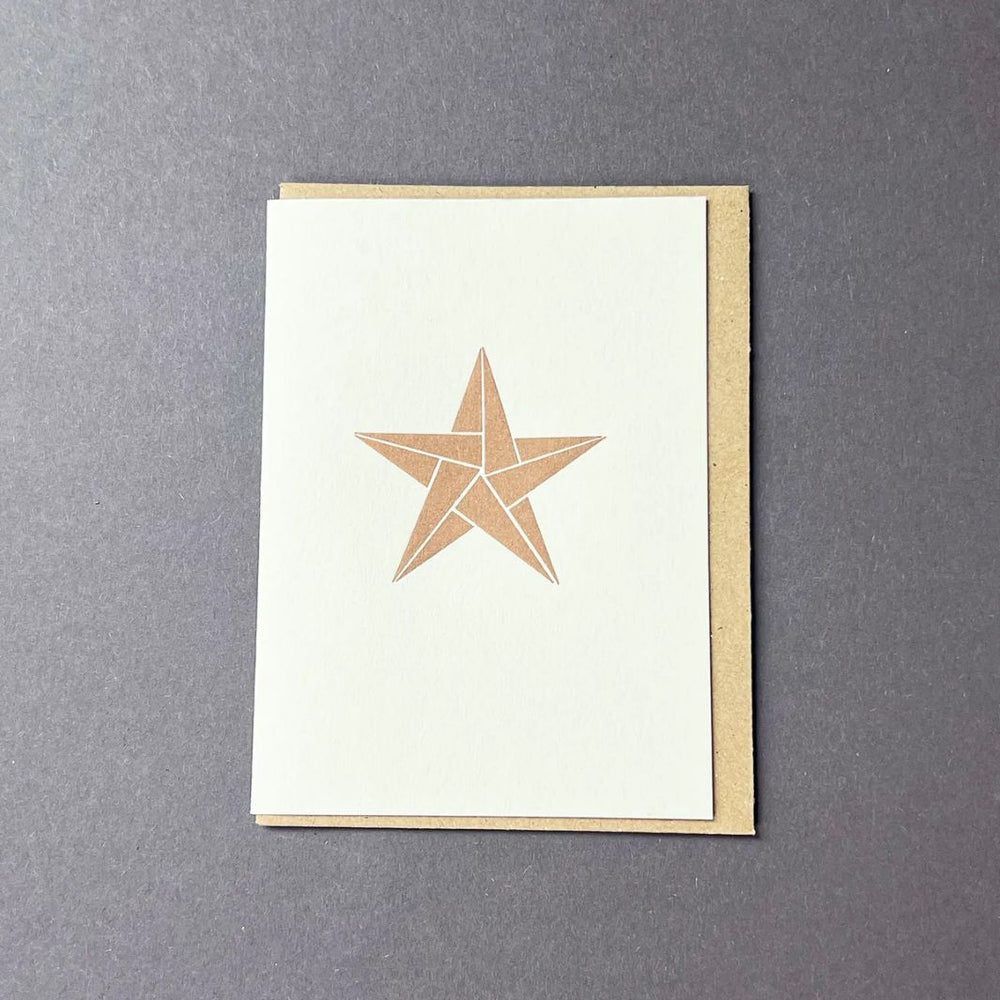 Gold Star Notecard