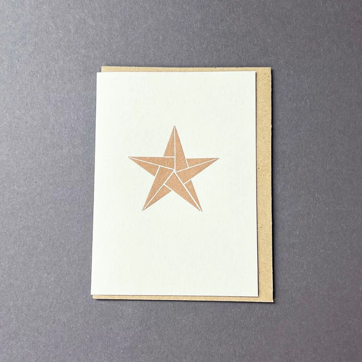 Gold Star Notecard