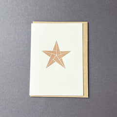 Gold Star Notecard