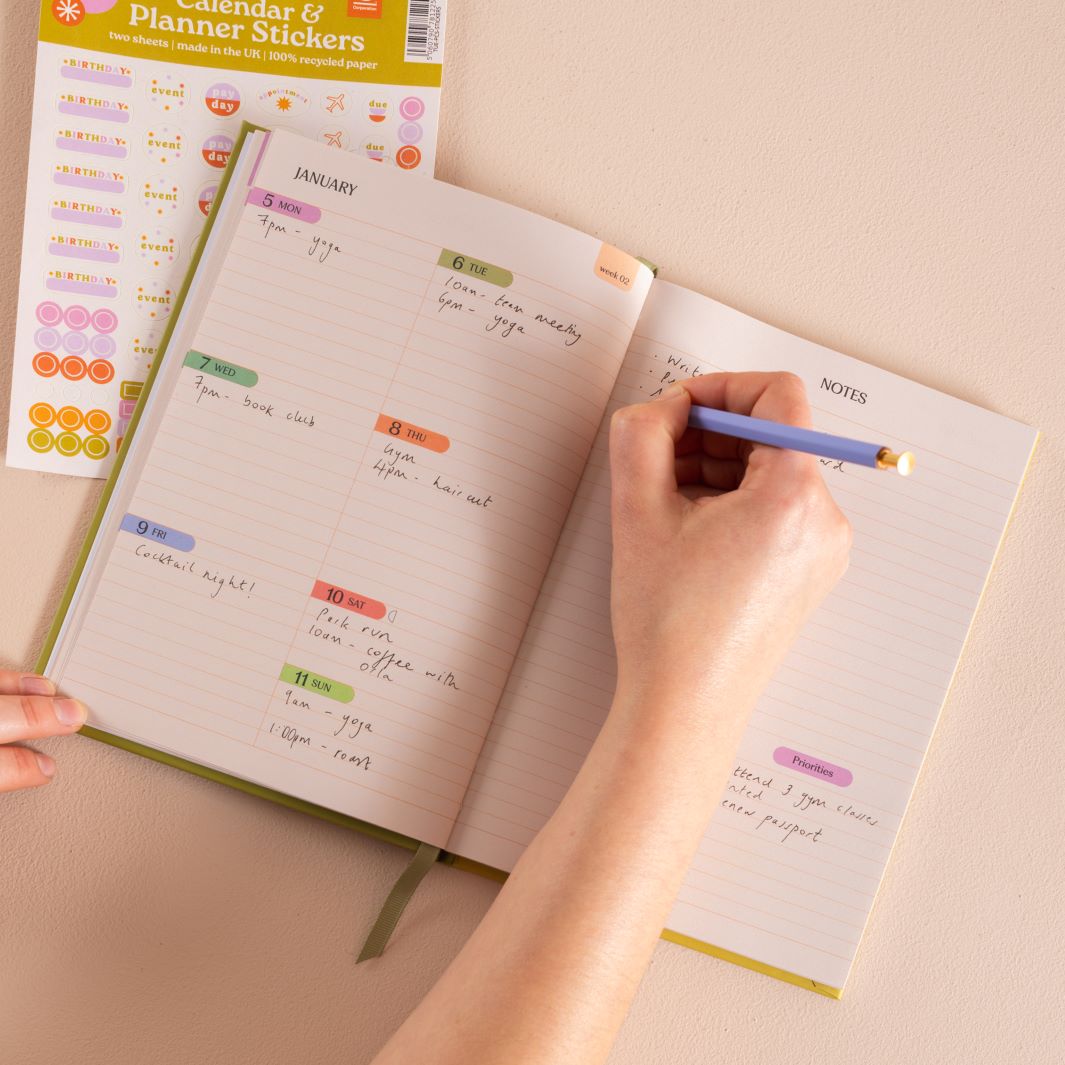 A5 Harlequin Hardcover 2026 Diary