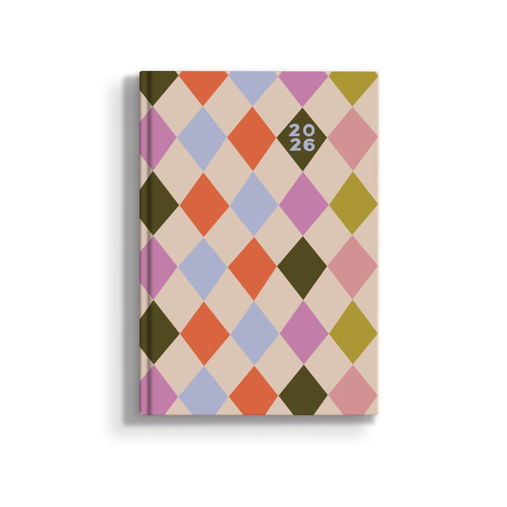 A5 Harlequin Hardcover 2026 Diary