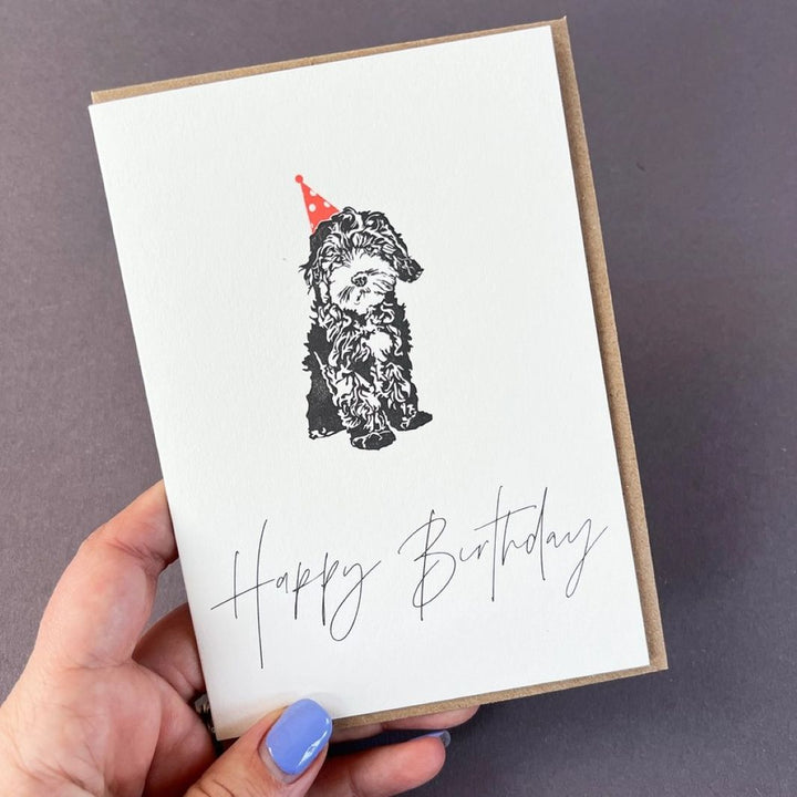 Happy Birthday Cockapoo Card