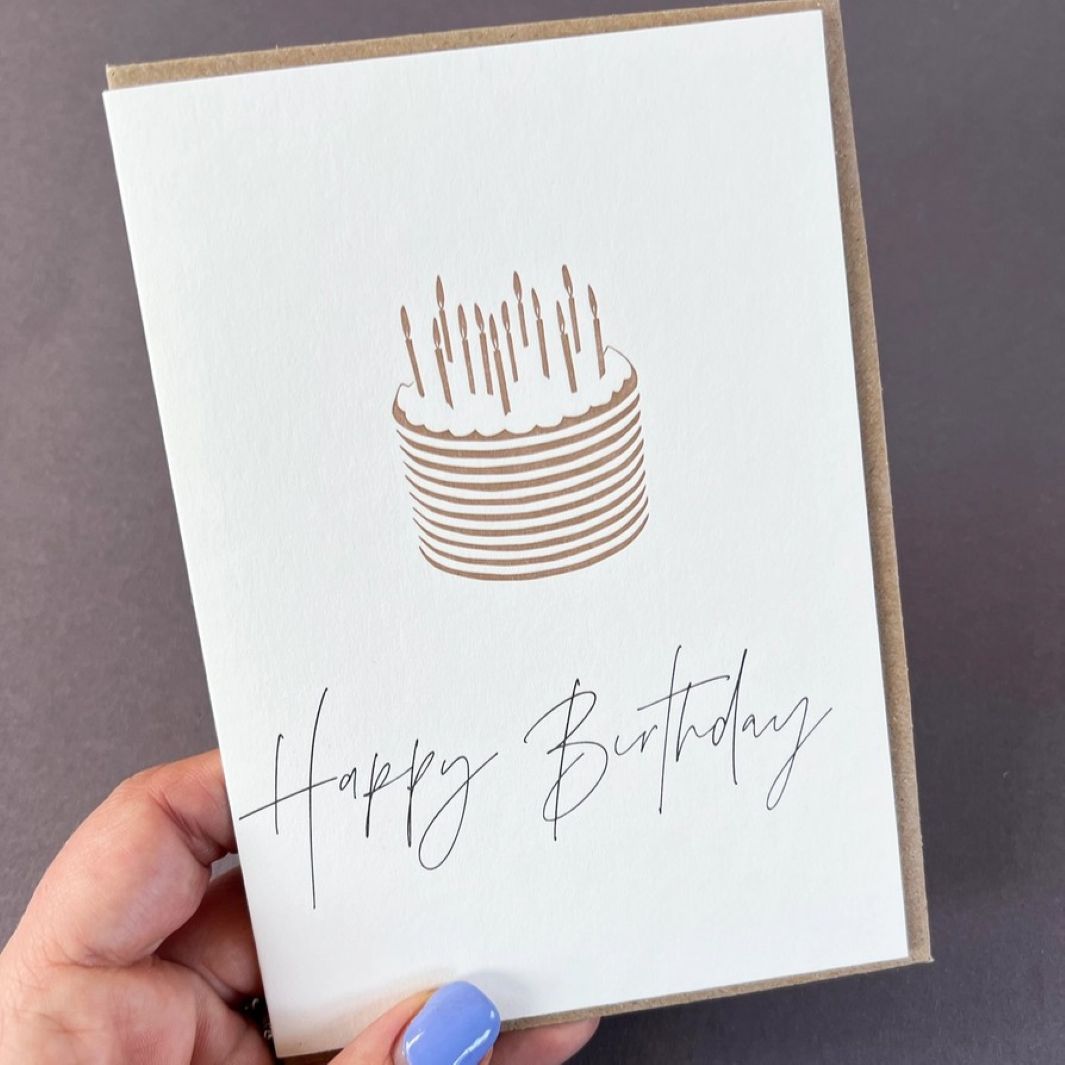 Happy Birthday Candles Card