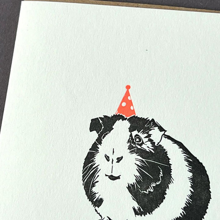Happy Birthday Guinea Pig Card