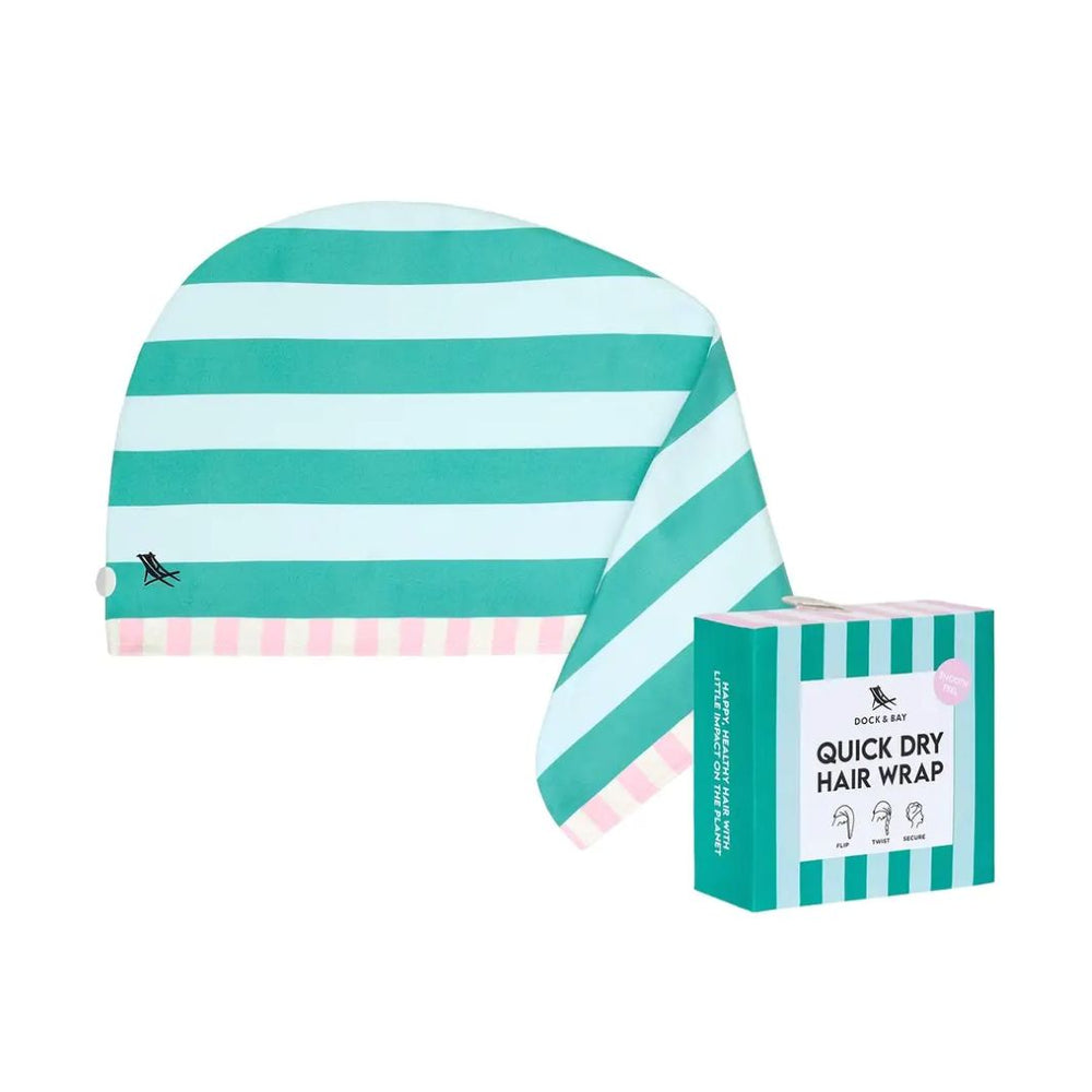 Quick Dry Hair Wrap - Pastel Pier