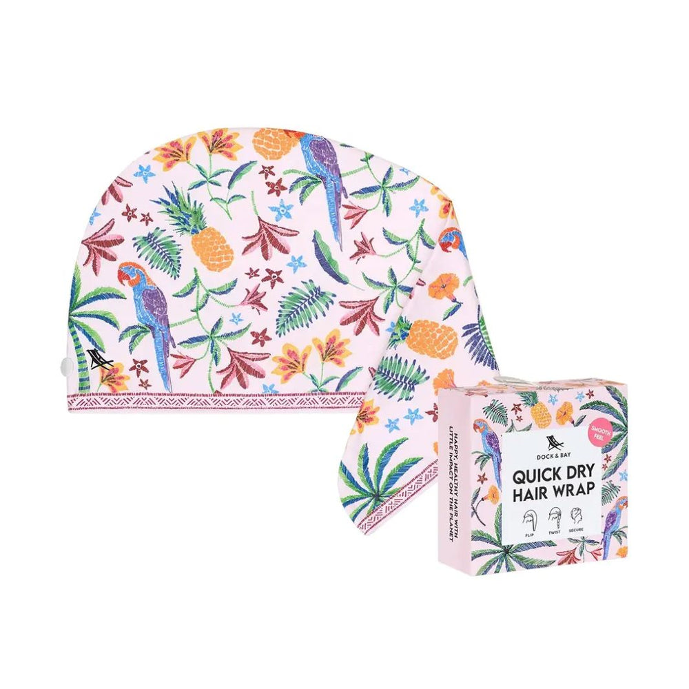 Quick Dry Hair Wrap - Pink Paradise